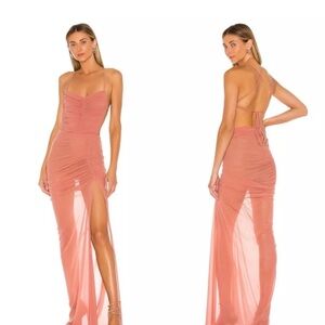 Michael Costello x Revolve Follie Gown in Mauve Size XS